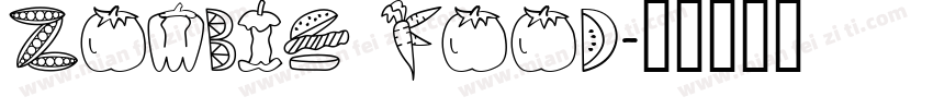 Zombie Food字体转换